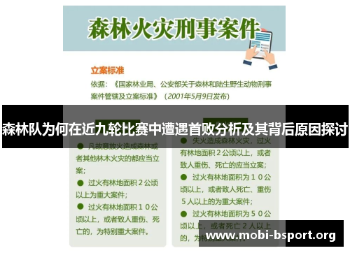 森林队为何在近九轮比赛中遭遇首败分析及其背后原因探讨 森林队为何在近九轮比赛中遭遇首败分析及其背后原因探讨